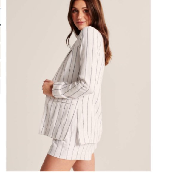 Abercrombie and Fitch Linen Blazer - Picture 2 of 4